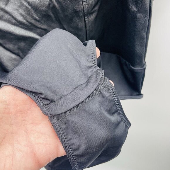 INC International Concepts Womens XXL Faux Leather Bodysuit in Black $50 118 - Picture 5 of 10